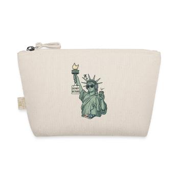 Statue of Liberty Do Not Disturb Coffee Design - Bio-Täschchen - Natur - Vorne