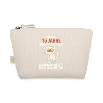 15 Year Company Anniversary Service Anniversary Work - Organic Pouch - nature - Front