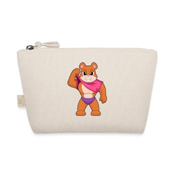 Bear Bodybuilder Bodybuilding Sport - Trousse biologique - nature - Devant