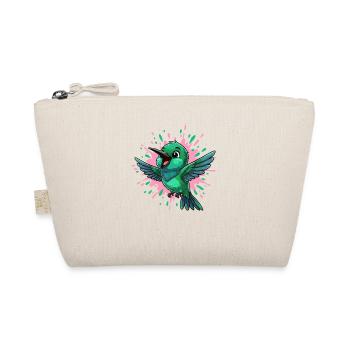 Colibri coloré avec éclaboussures de couleur - Trousse biologique - nature - Devant