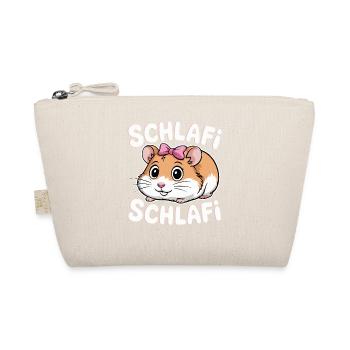 Schlafi Schlafi Hamster Design - Bio-Täschchen - Natur - Vorne