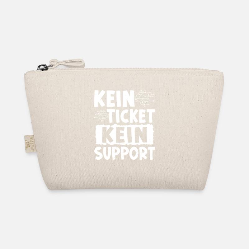 Nerd Computer KEIN TICKET KEIN PROBLEM LUSTIG Bio-Täschchen