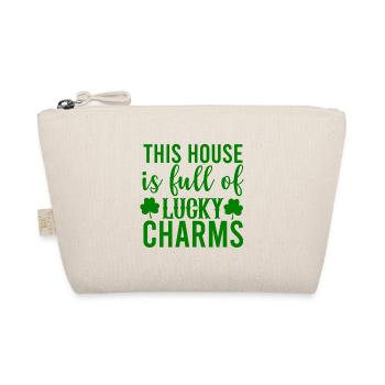 This House Is Full Of Lucky Charms - Bio-Täschchen - Natur - Vorne