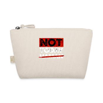 Not Today Haman – Funny Purim Fest Design - Organic Pouch - nature - Front