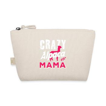 Maman Alpaga folle Design drôle d’amant d’alpaga - Trousse biologique - nature - Devant