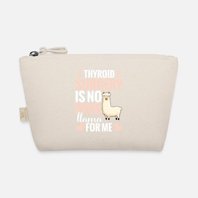  Thyroid Surgery Recovery Items Llama Fan Thyroid Organic Pouch