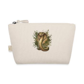 Cobra in splatter look - Organic Pouch - nature - Front