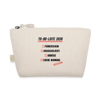 To Do List 2026 Higher Education Entrance Qualification Passed Abitur - Organic Pouch - nature - Front