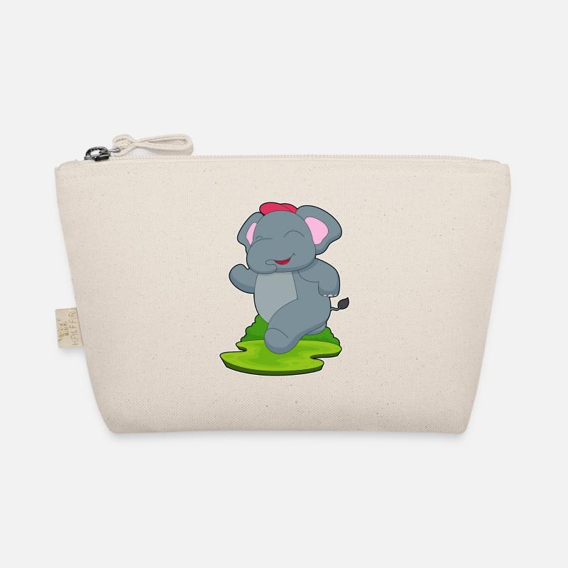 Elefant Jogger Joggen Sport Bio-Täschchen