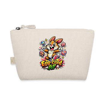Bunny Bunny Spring Summer Easter Garden - Organic Pouch - nature - Front