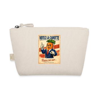 Votez la Carotte – Humour Politique Vintage Rétro - Trousse biologique - nature - Devant
