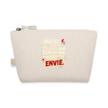 Rebellious Envy – Typographic Poster - Organic Pouch - nature - Front