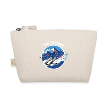 Skier's Swing Alpenpiste Logo - Bio-Täschchen - Natur - Vorne