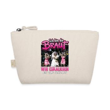 Bachelor Party T-Shirt Bridal Bachelor Party Women - Organic Pouch - nature - Front