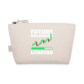 Future Millionaire Stock Market Stock Market Trader - Organic Pouch - nature - Front