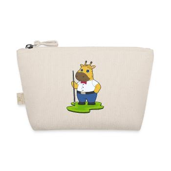 Giraffe Billiard Queue Sport - Bio-Täschchen - Natur - Vorne