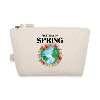 Erster Tag der Frühlingstagundnachtgleiche Frohes Ostern Ostara - Bio-Täschchen - Natur - Vorne