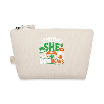 I put the She in Shenanigans | St. Patrick's Day - Bio-Täschchen - Natur - Vorne