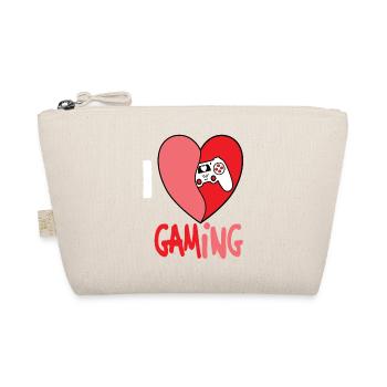 I LOVE GAMING - Bio-Täschchen - Natur - Vorne