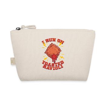 I Run On Toasted Ravioli - Organic Pouch - nature - Front