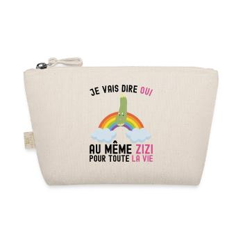 Future Mariée EVJF Le Même Zizi Pour Toute La Vie - Trousse biologique - nature - Devant