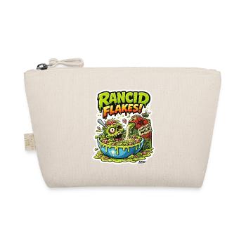 Dissgusting skull Flakes Monster - Organic Pouch - nature - Front