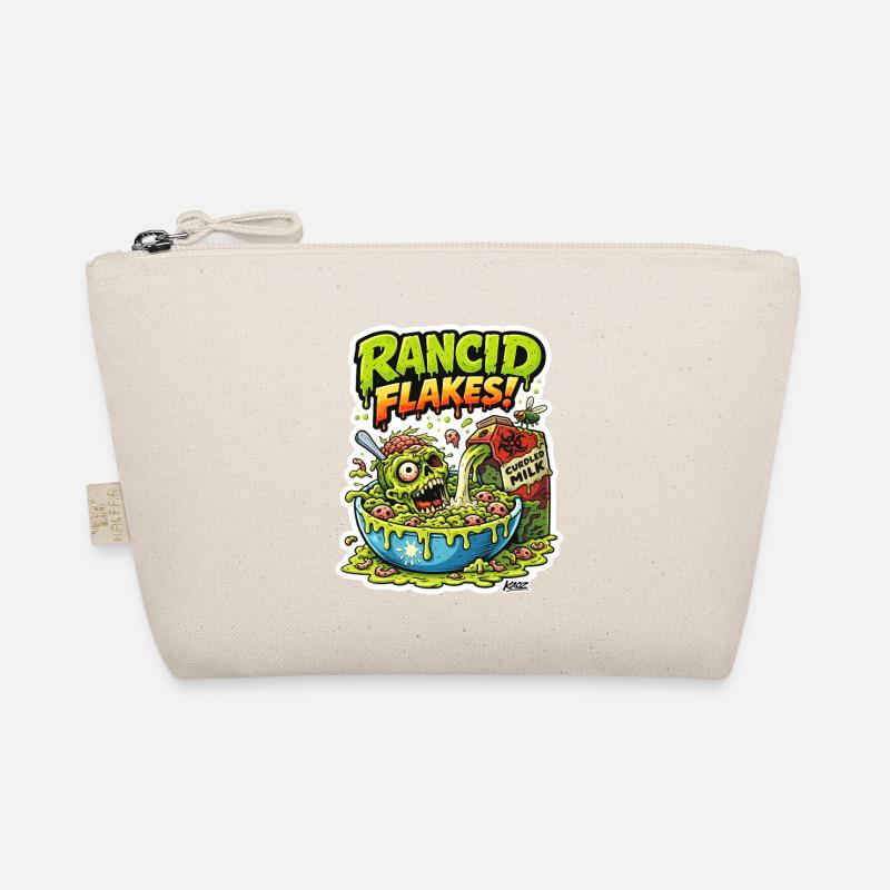 Dissgusting skull Flakes Monster Organic Pouch