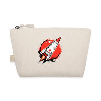 Crimson Rocket Splash Artwork - Organic Pouch - nature - Front