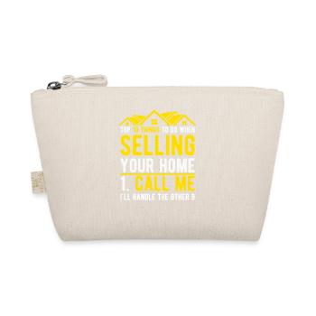 Sell House: Call Me Fun Real Estate Agent - Organic Pouch - nature - Front