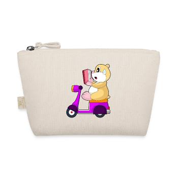 Hamster Motorroller - Bio-Täschchen - Natur - Vorne