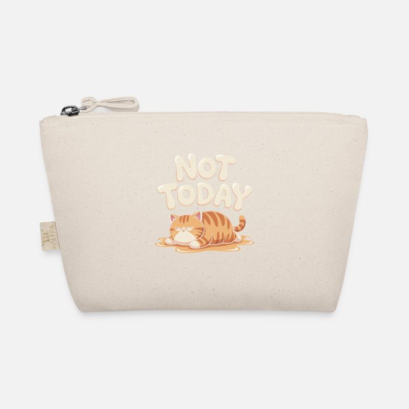 Cat Saying Not Today Office Cat Home Office Cat Organic Pouch