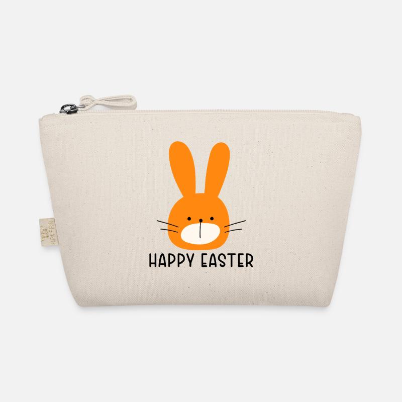 Kleiner Osterhase - minimalistisches Design - Bio-Täschchen - Natur