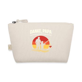 Thank You Dad Taught Fishing Father's Day Shirt - Organic Pouch - nature - Front
