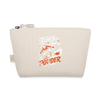 Snowboard | I Got The Powder | Pulverschnee - Bio-Täschchen - Natur - Vorne