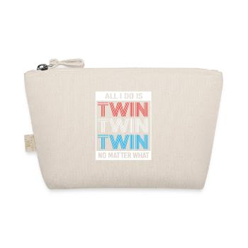 Gemini Father Gemini Dad - Organic Pouch - nature - Front