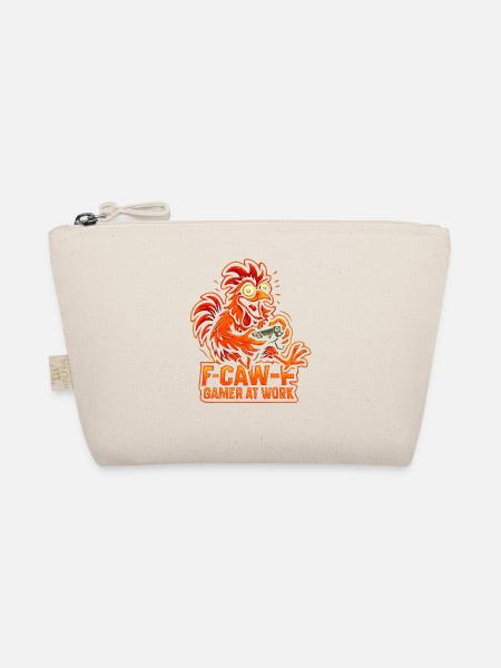 F-caw-F Gamer au travail Gaming Rooster Humour Drôle - Trousse biologique - nature - Devant
