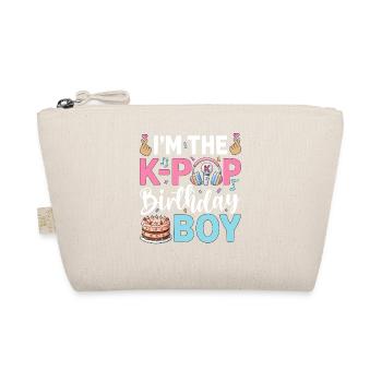 I'm The K-Pop Birthday Boy - Organic Pouch - nature - Front