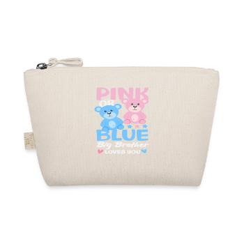 Rose ou bleu Big Brother t’aime - Trousse biologique - nature - Devant