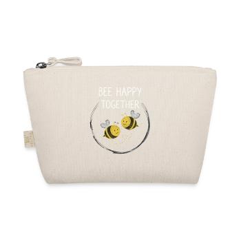 Bee Happy Together Bienen - Bio-Täschchen - Natur - Vorne
