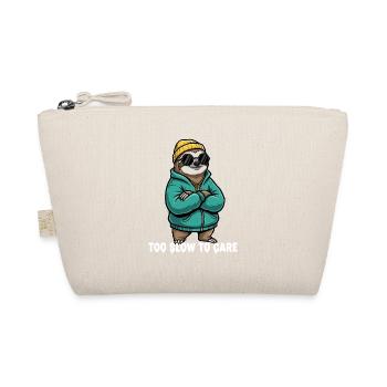 Too Slow To Care Sloth - Organic Pouch - nature - Front