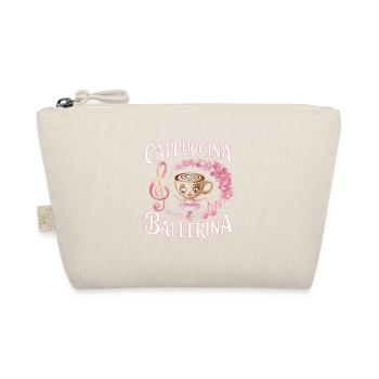 Cappuccina Ballerina Coffee Ballet Dancer For - Organic Pouch - nature - Front