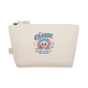 If Crabby Please Return To The Beach Shirt - Organic Pouch - nature - Front