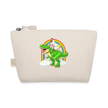 Dinosaure Arc-en-ciel à chevauchage de poulet T-Rex - Trousse biologique - nature - Devant