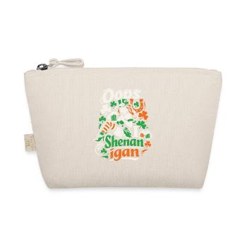 Oops I Shenanigan Leprechaun St Patrick's Girl - Organic Pouch - nature - Front