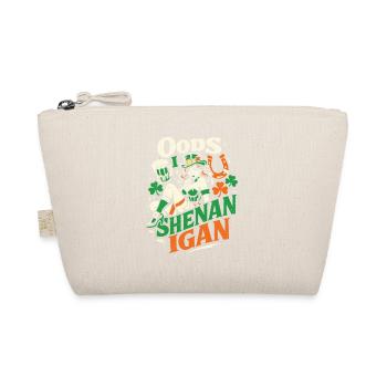 Oops I Shenanigan Leprechaun St Patrick's Girl - Organic Pouch - nature - Front