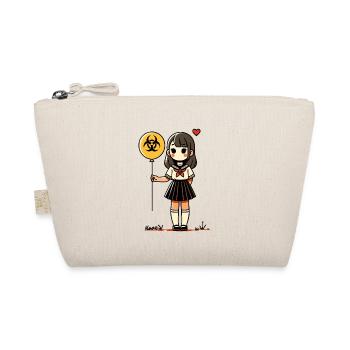 Biohazard Balloon Girl Sailor - Organic Pouch - nature - Front