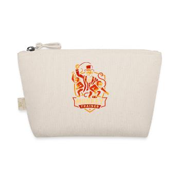 Circus Monkey Tamer Funny Kids Circus - Organic Pouch - nature - Front