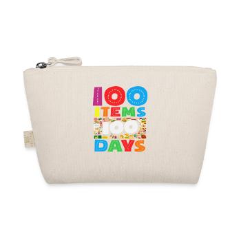 100 Fournitures scolaires 100 jours Conception scolaire - Trousse biologique - nature - Devant