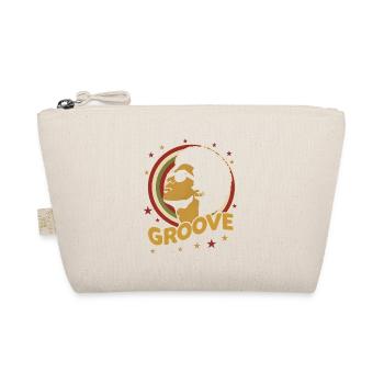 70s Funk Afro Soul Retro Vintage Groove Style - Organic Pouch - nature - Front