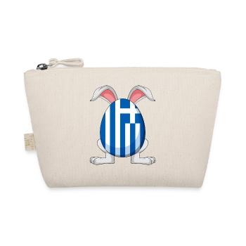 Kleiner Tsourekaki, griechischer Oster-Pascha-Hase, - Bio-Täschchen - Natur - Vorne